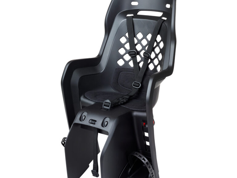 Kinderzitje achter Polisport Joy - BLACK SERIE - met  dragerbevestiging (CFS)