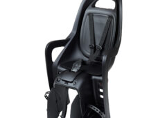 Kinderzitje achter Polisport Groovy - BLACK SERIE - met dragerbevestiging (CFS)