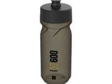 Bidon met schroefdop Polisport S600 - 600ml restyle - transparant/zwart/zwart