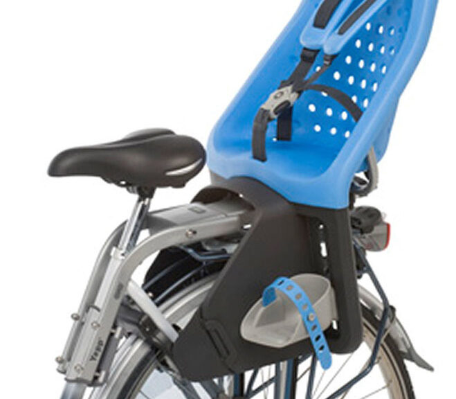 Kinderzitje achter Yepp Maxi voor framebevestiging - blauw
