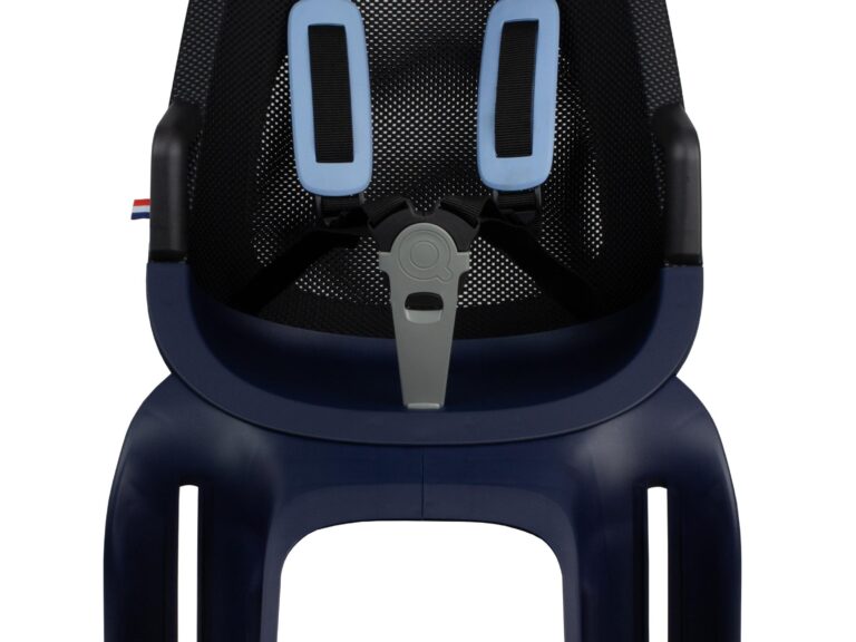 Kinderzitje achter Qibbel Air met dragerbevestiging (CFS) - denim blue