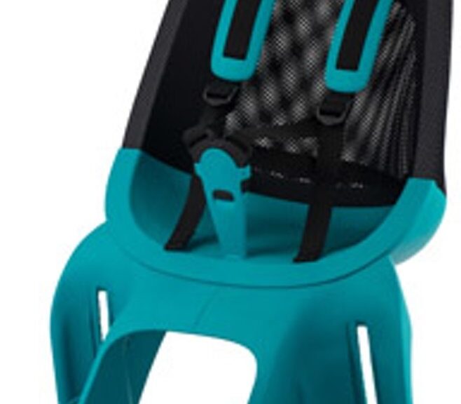Kinderzitje achter Qibbel Air met dragerbevestiging (CFS) - turquoise