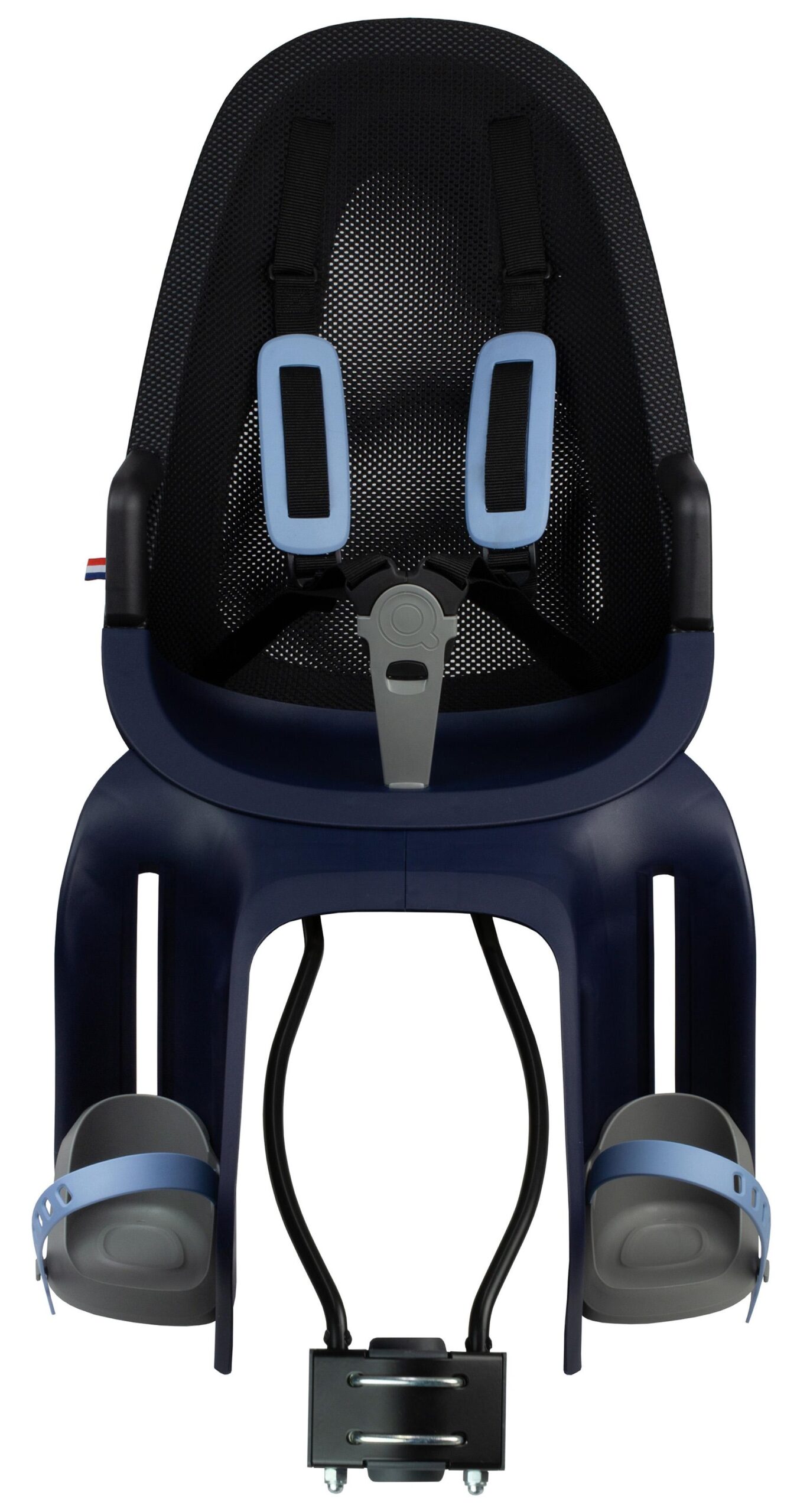Kinderzitje achter Qibbel Air met framebevestiging (FF) - denim blue - Afbeelding 2