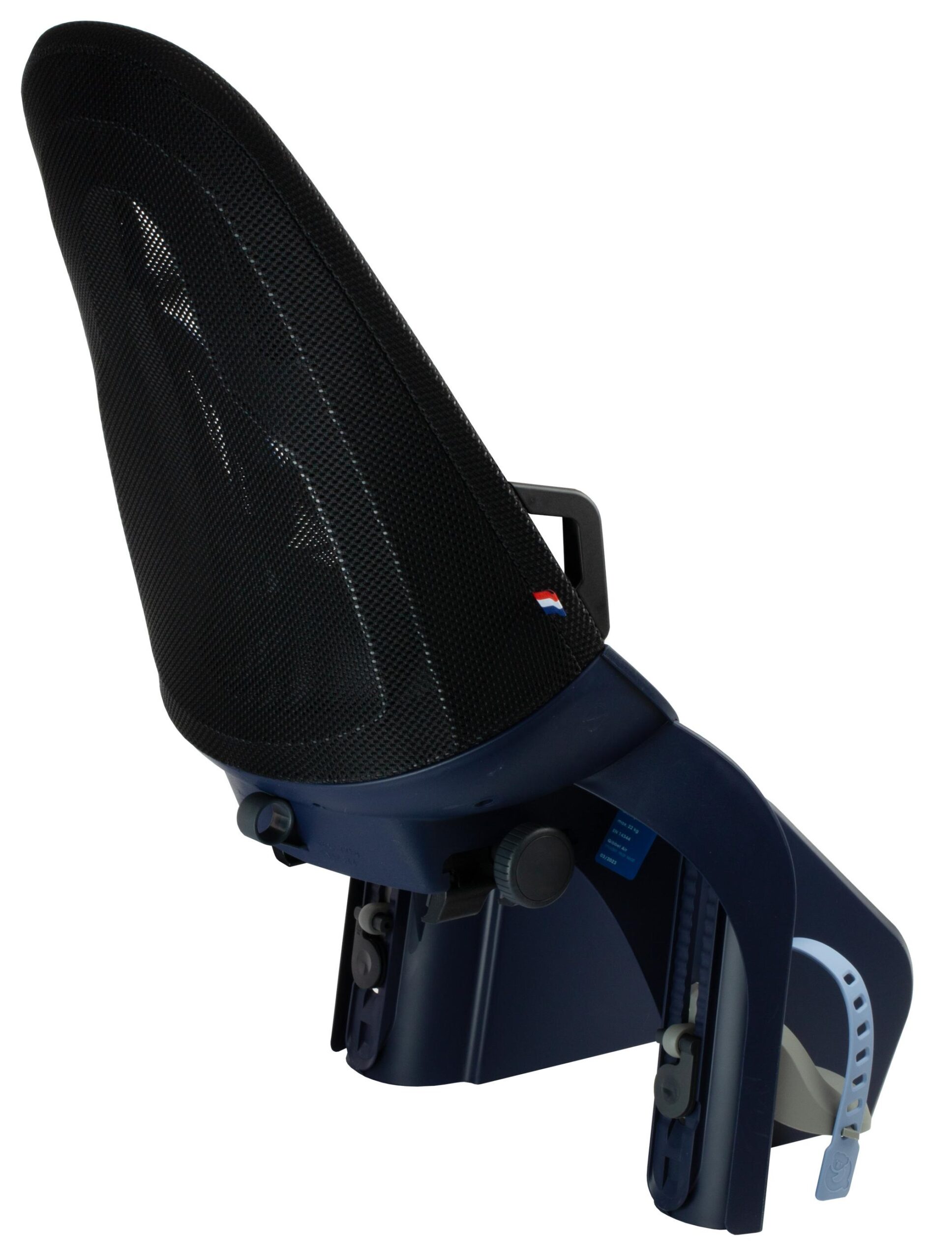 Kinderzitje achter Qibbel Air met framebevestiging (FF) - denim blue - Afbeelding 3