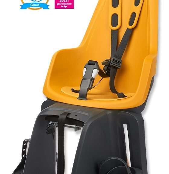 Kinderzitje achter Polisport Groovy FF BIO - donkerbruin