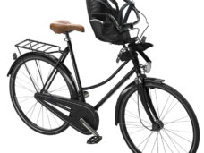 Kinderzitje voor Thule Yepp 2 Mini inclusief Mini SlimFit adapter - midnight black