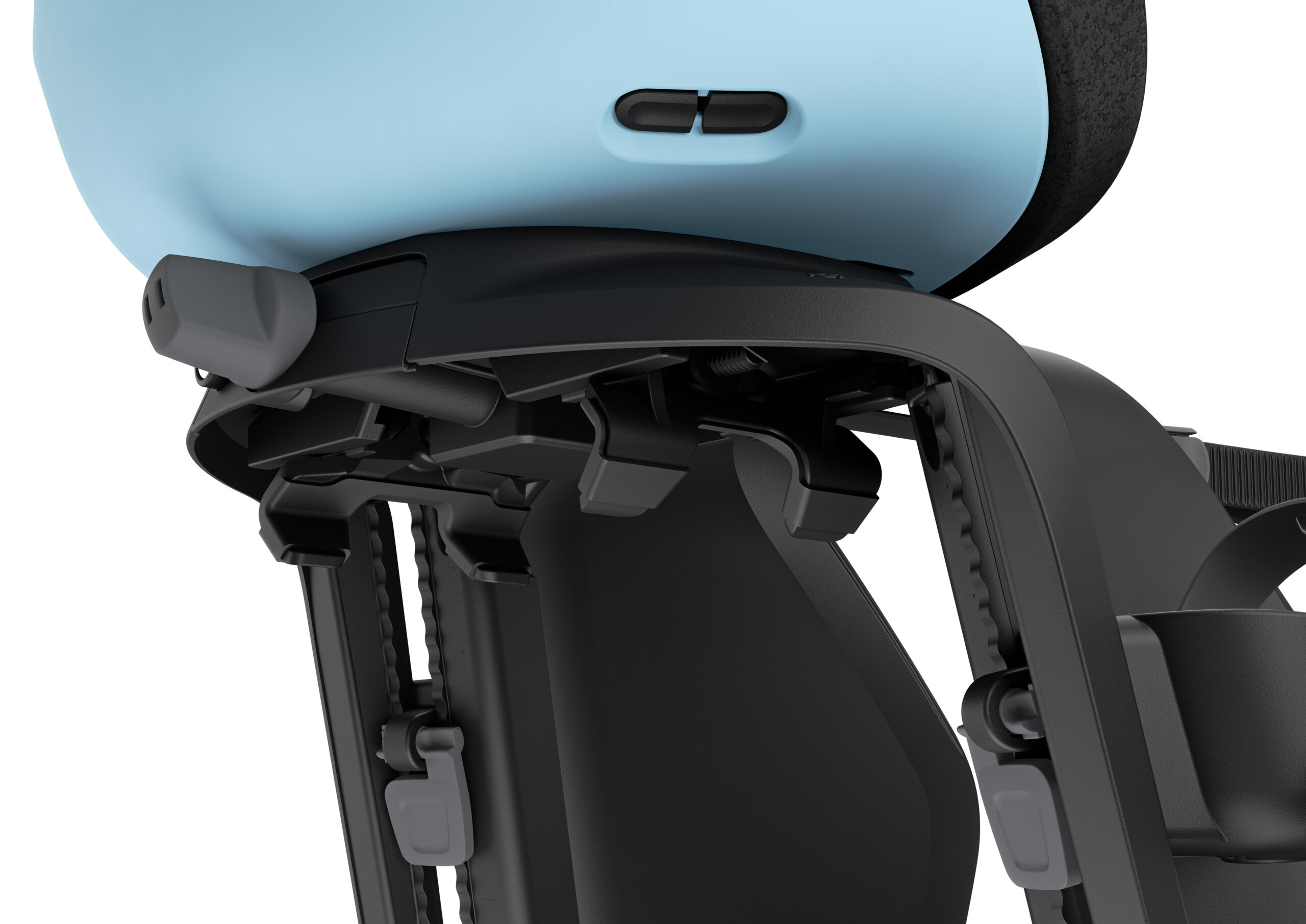 Kinderzitje achter Thule Yepp Nexxt 2 Maxi voor bagagedragerbevestiging - blauw - Afbeelding 2
