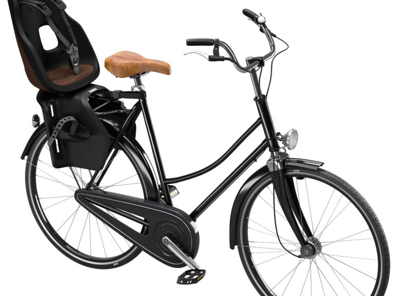 Kinderzitje achter Thule Yepp Nexxt 2 Maxi voor bagagedragerbevestiging - chocolate brown