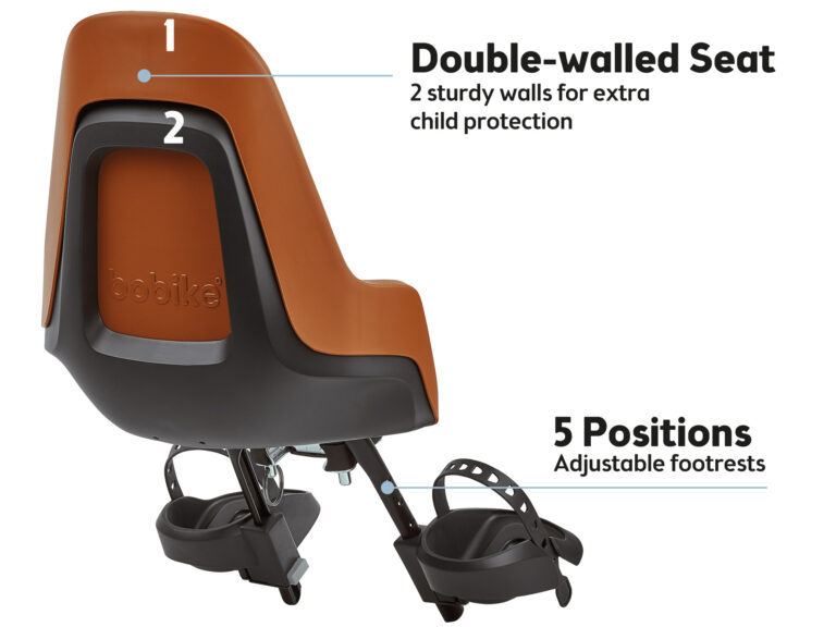 Kinderzitje voor Bobike One Mini - chocolate brown