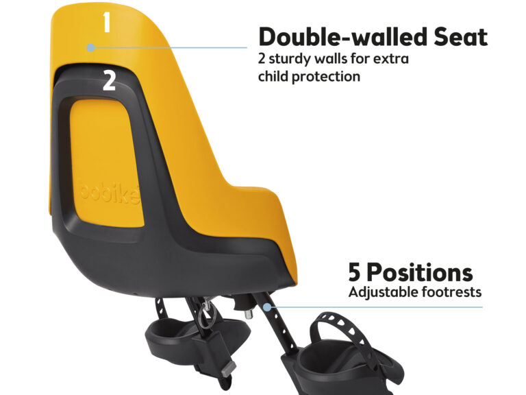 Kinderzitje voor Bobike One Mini - mighty mustard