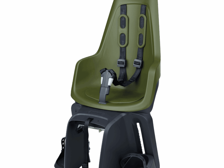 Kinderzitje achter Bobike One Maxi E-BD - olive green