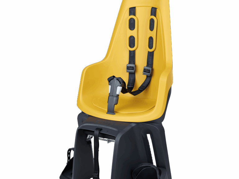 Kinderzitje achter Bobike One Maxi E-BD - mighty mustard