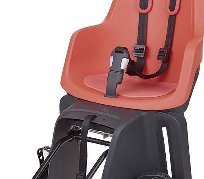 Kinderzitje achter Bobike One Maxi E-BD - fierce flamingo