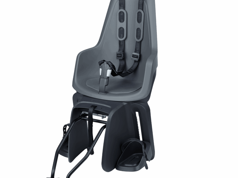 Kinderzitje achter Bobike One Maxi 1P & EB-D met frame- en dragerbevestiging - urban grey
