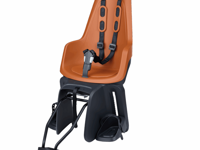 Kinderzitje achter Bobike One Maxi 1P & EB-D met frame- en dragerbevestiging - chocolate brown