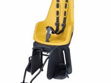 Kinderzitje achter Bobike One Maxi 1P & EB-D met frame- en dragerbevestiging - mighty mustard