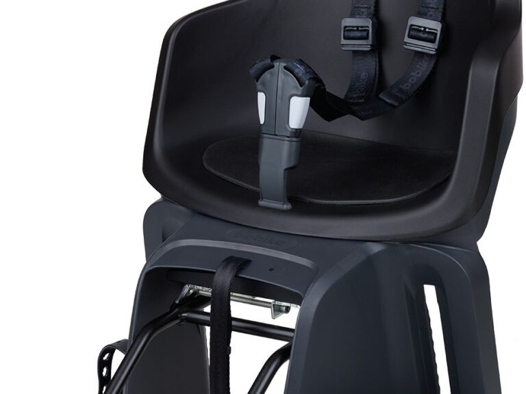 Kinderzitje achter Bobike One Maxi 1P met framebevestiging - urban black