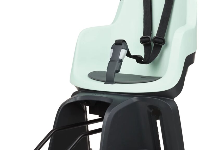Kinderzitje achter Bobike GO Maxi met slaapstand - framebevestiging (FF) - marshmallow mint