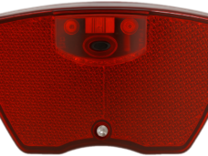 Dragerachterlicht Edge City - 3 leds -80mm- inclusief batterijen (op kaart)