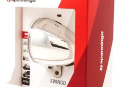 Koplamp Spanninga Swingo XDO LED met reflector en dynamo-aansluiting - chroom