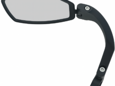 Spiegel Edge E-bike links 360 graden verstelbaar 21-26 mm - zwart