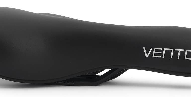 Fietszadel Edge Vento - unisex - zwart (op kaart)