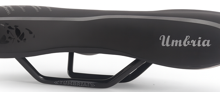 Fietszadel Edge Umbria Gel - zwart