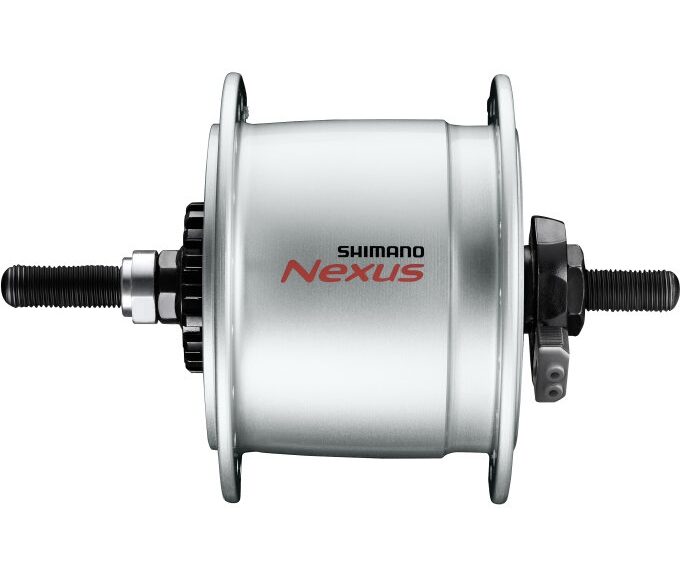 Naafdynamo Shimano Nexus DH-C6000-3R 3 Watt 36 gaats - rollerbrakes - zilver