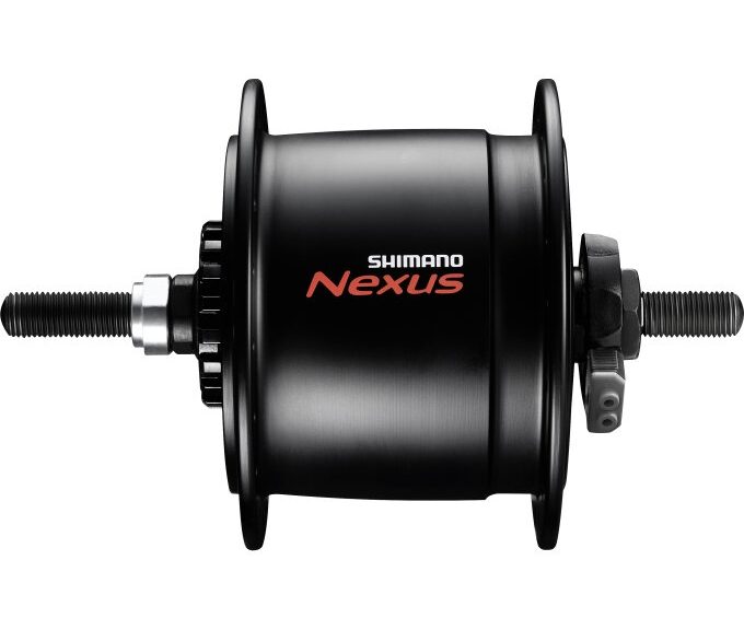 Naafdynamo Shimano Nexus DH-C6000-3R 3 Watt - 36 gaats - rollerbrakes - zwart