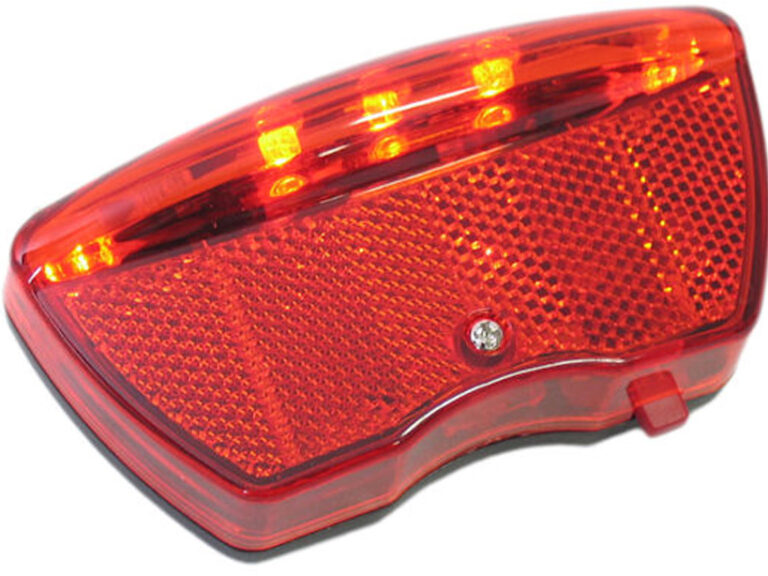 Dragerachterlicht Ikzi 5-led met Sensor incl. batterijen