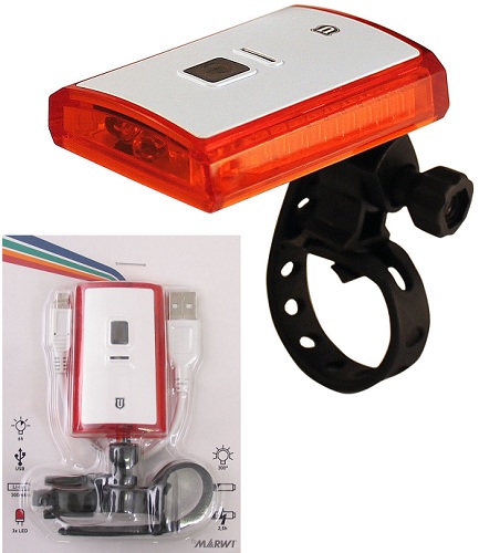Achterlicht Marwi UN-110 3*Super-Led Rood