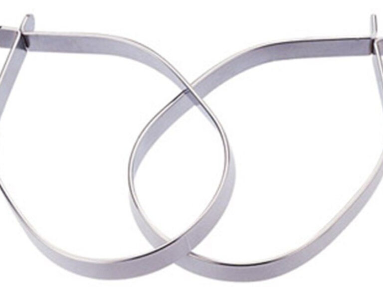 Broekklemmen IceToolz 24021R2 met 3M reflectie - zilver