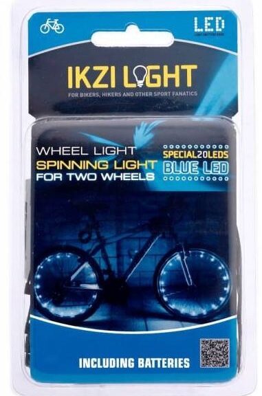 Wielverlichting IKZI voor 2 wielen - blauwe leds