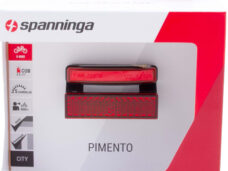 Achterlicht Spanninga Pimento XDS dynamo met 50 mm dragerbevestiging