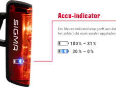 Verlichtingset Sigma Aura 80 USB koplamp + Blaze Powerled achterlicht