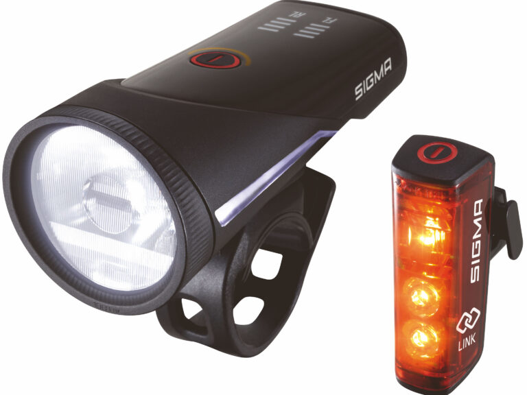 Verlichtingset Sigma Aura 100 USB koplamp + Blaze Link achterlicht
