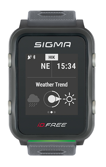 Sporthorloge Sigma iD.FREE - grey