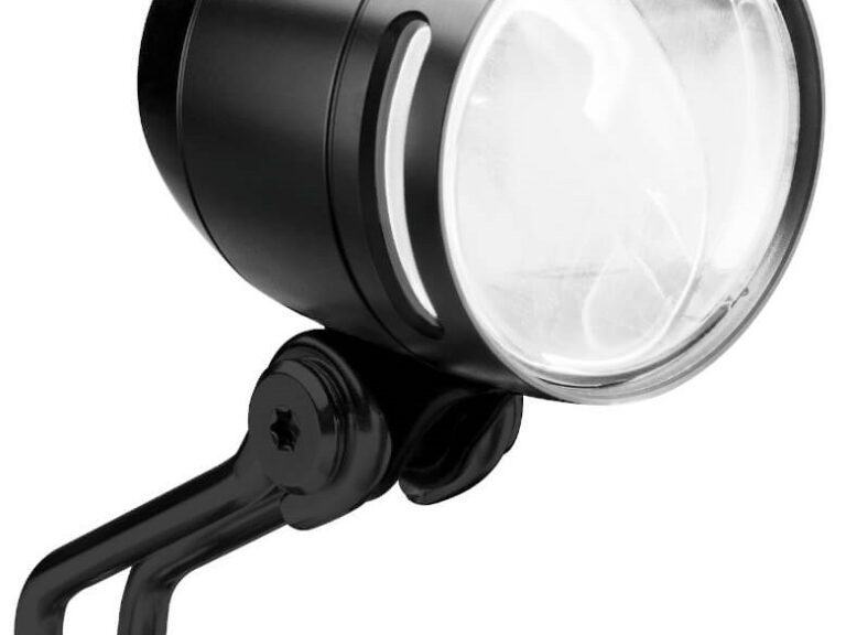 Koplamp Busch und Müller Lumotec IQ-XS T Senso voor naafdynamo - 70 Lux - zwart