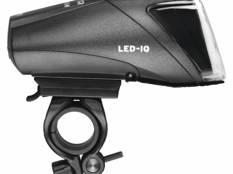 Verlichtingsset Busch und Müller IXON IQ Premium 80 Lux + IXBLACK Senso - zwart