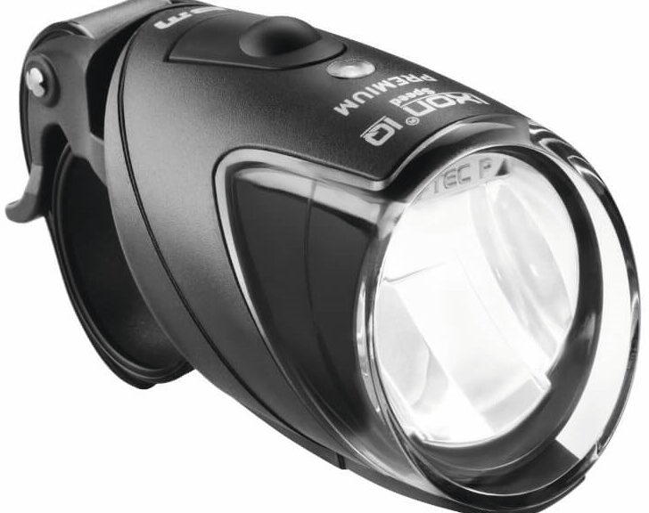 Koplamp Busch und Müller IXON IQ Speed 90 Lux USB oplaadbaar - zwart