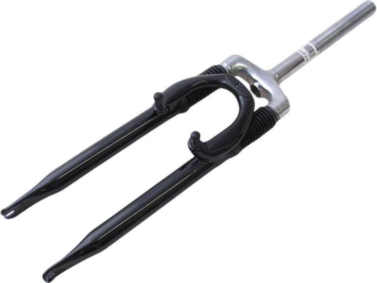 Verende voorvork 26" met 1" vorkbuis - V-brake remnokken - zwart / zilver