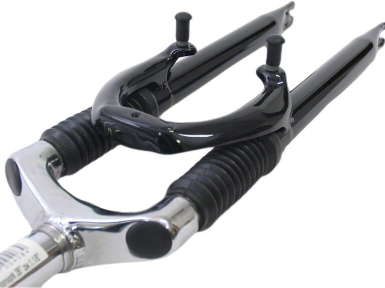 Verende voorvork 26" met 1 1-8" vorkbuis - V-brake remnokken - zwart / zilver