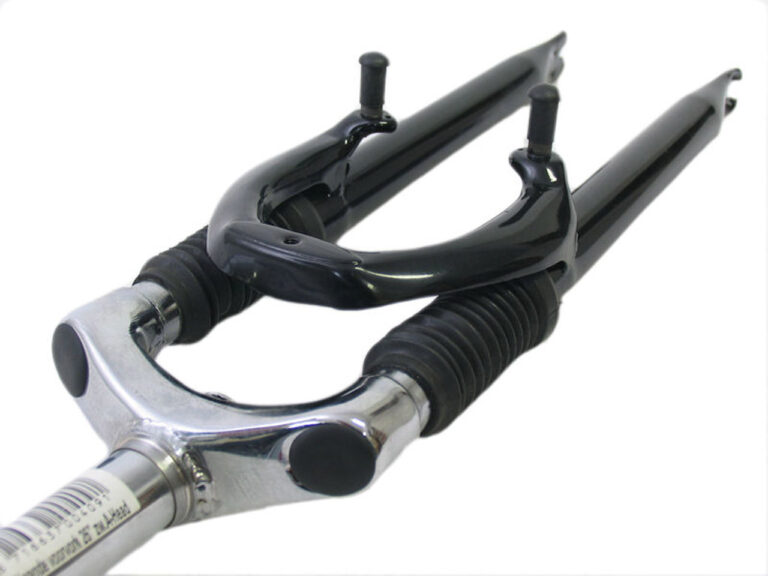 Verende voorvork 26" ahead met 1 1-8" vorkbuis - V-brake remnokken - zwart / zilver