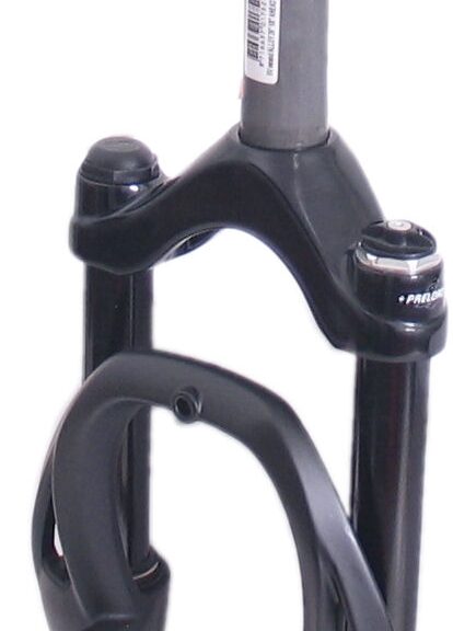 Verende voorvork 26" Spinner met 1 1/8" vorkbuis MTB ahead - v-brake en PM disc - mat zwart