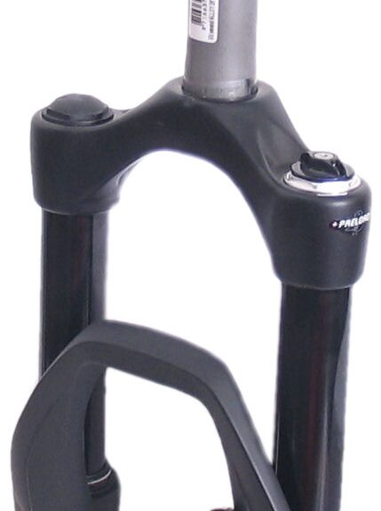 Verende voorvork 29" Spinner 100 mm veerweg met 1 1/8" ahead vorkbuis - PM remnokken - mat zwart