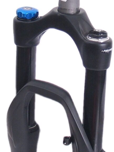 Verende voorvork 29" Spinner lock out met 1 1/8" ahead vorkbuis - PM disc remnokken - mat zwart