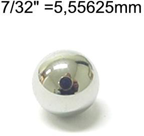 Kogels Marabu 7/32 - 5.556mm (per gros)