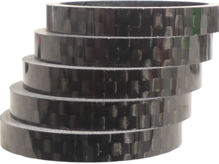 Ahead spacer 1-1/8" 5 mm - carbon (5 stuks)
