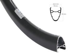 Velg Ryde Dutch 19 - 28" / 622 x 19C aluminium 36 gaats disc - zwart