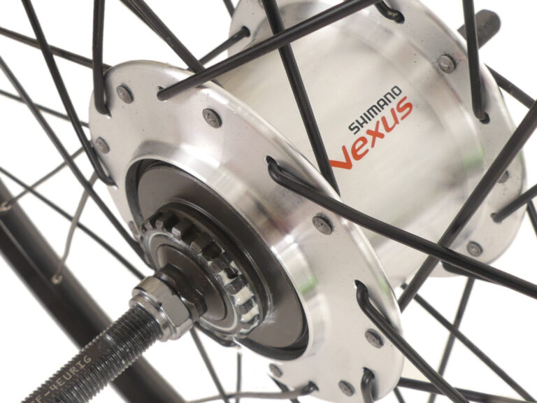 Achterwiel 28" / 622 x 19C met Shimano Nexus 7 naaf voor rollerbrake - zwarte velg en zwarte spaken